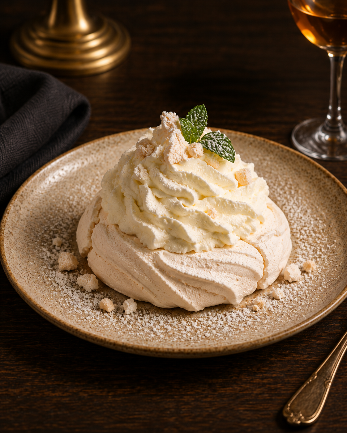 Meringa con Panna