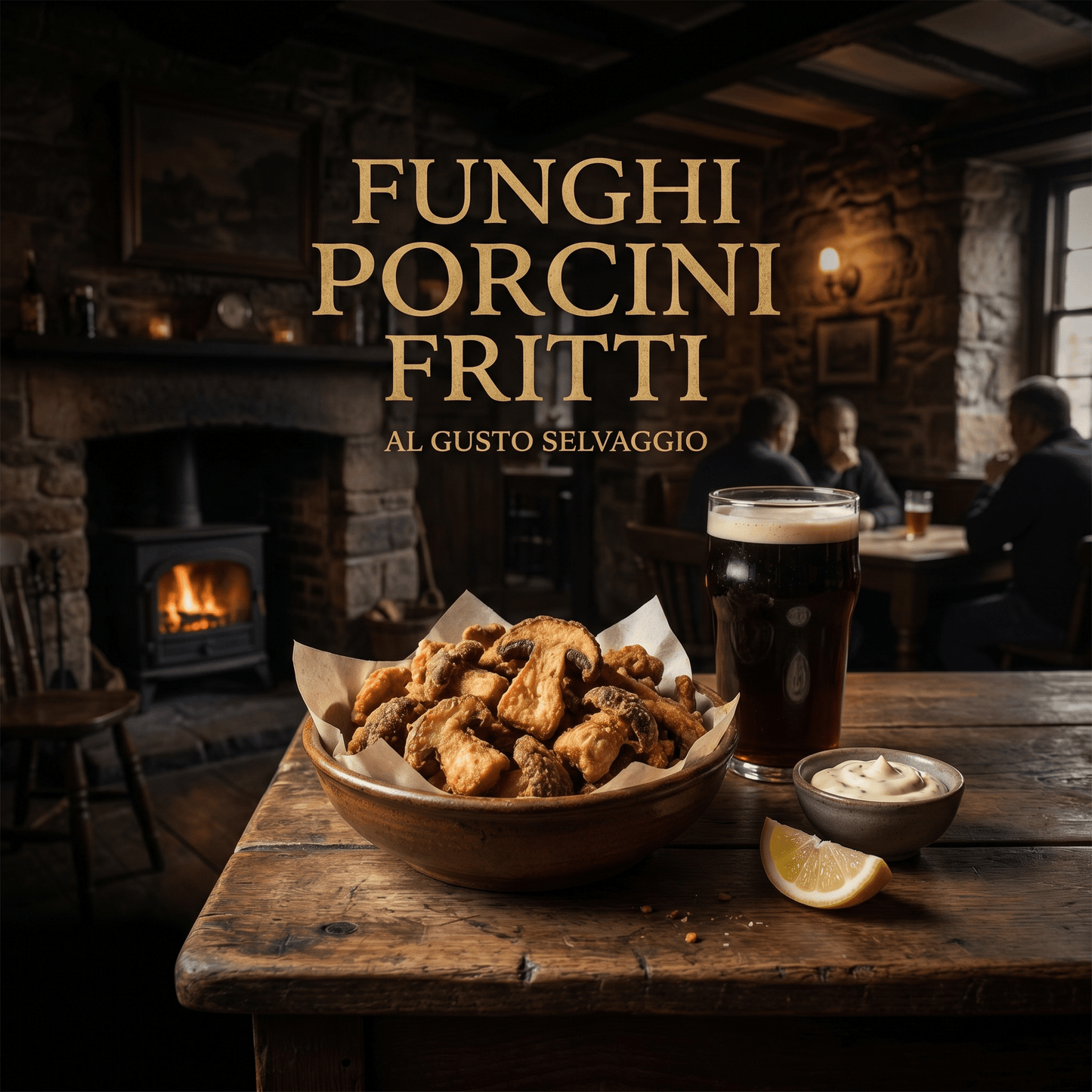 Funghi Porcini Fritti - EAST AND WEST