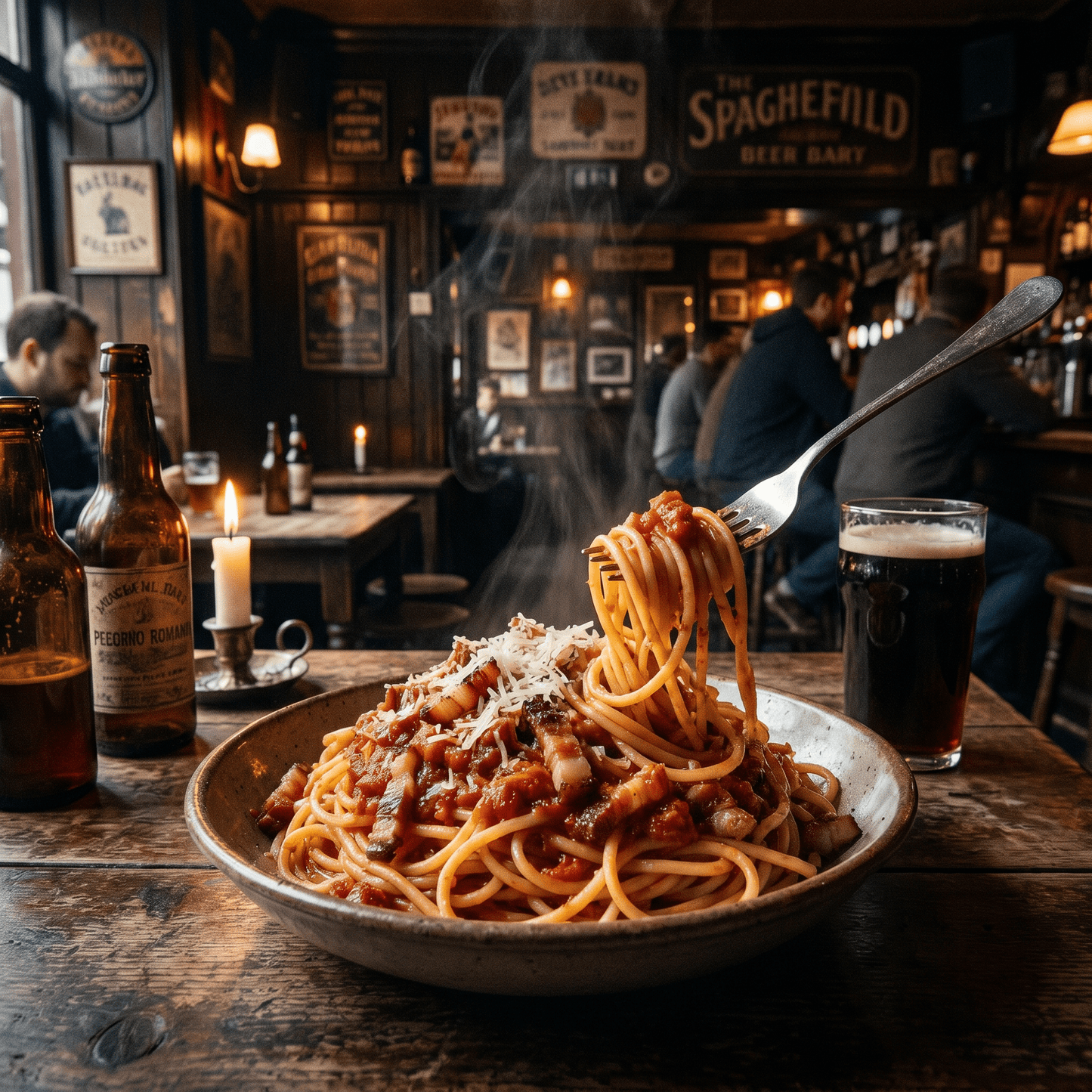 Spaghetti all'Amatriciana - EAST AND WEST