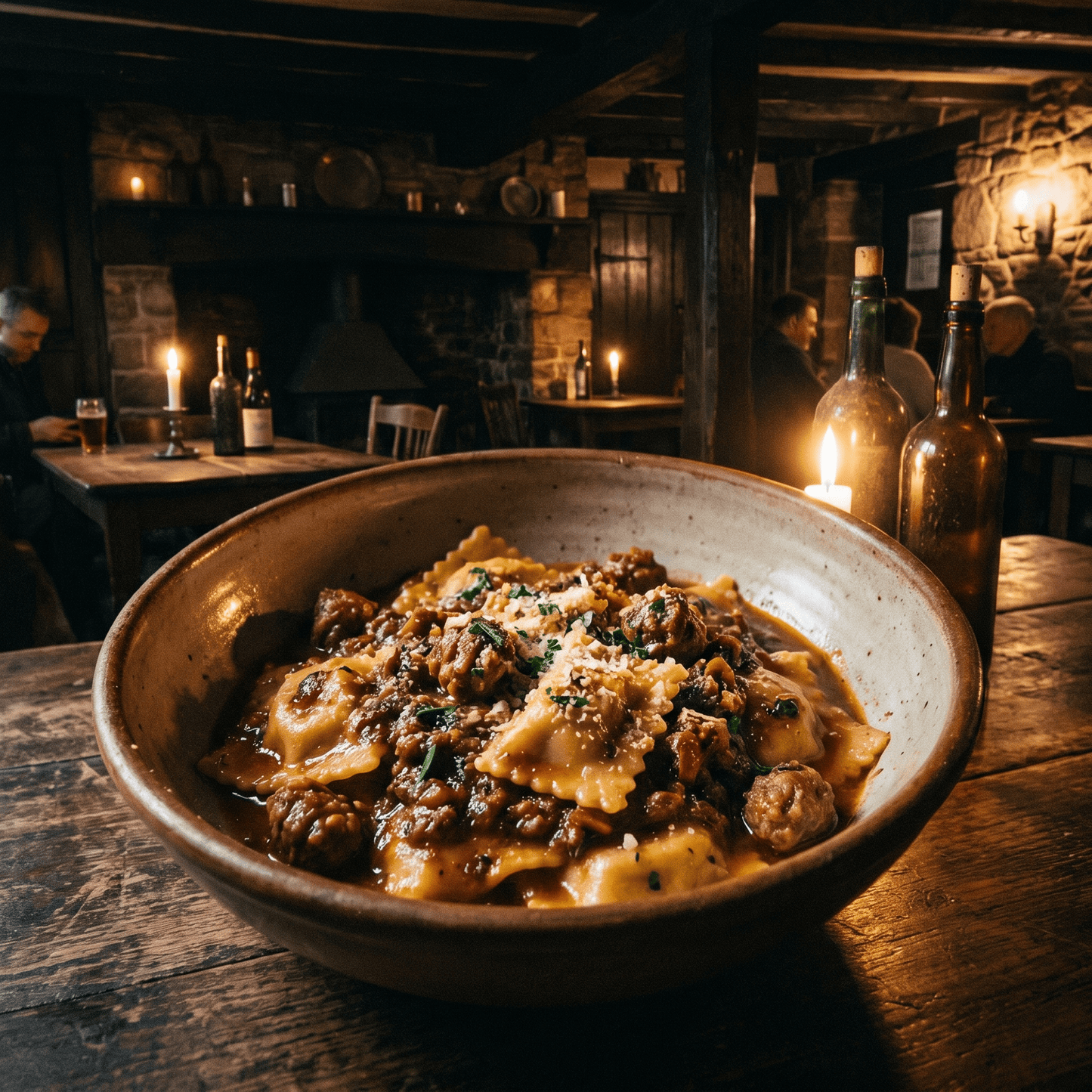 Agnolotti al Ragù di Salsiccia - EAST AND WEST