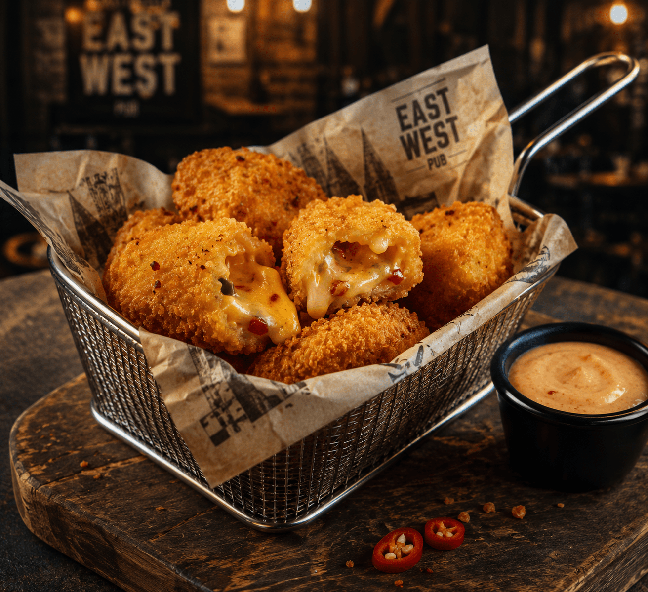 🌶️ Chili & Cheese Nuggets - EAST AND WEST