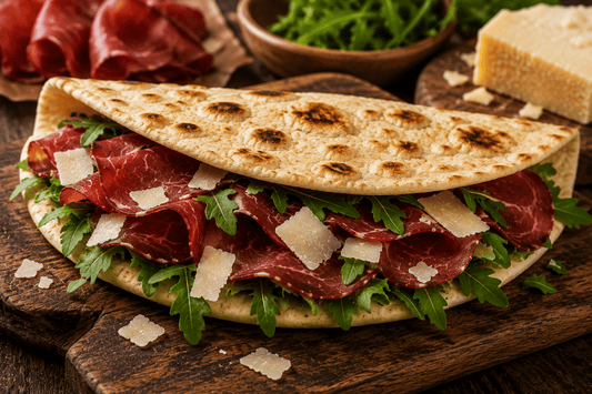 Focaccia Bresaola e Grana - EAST AND WEST
