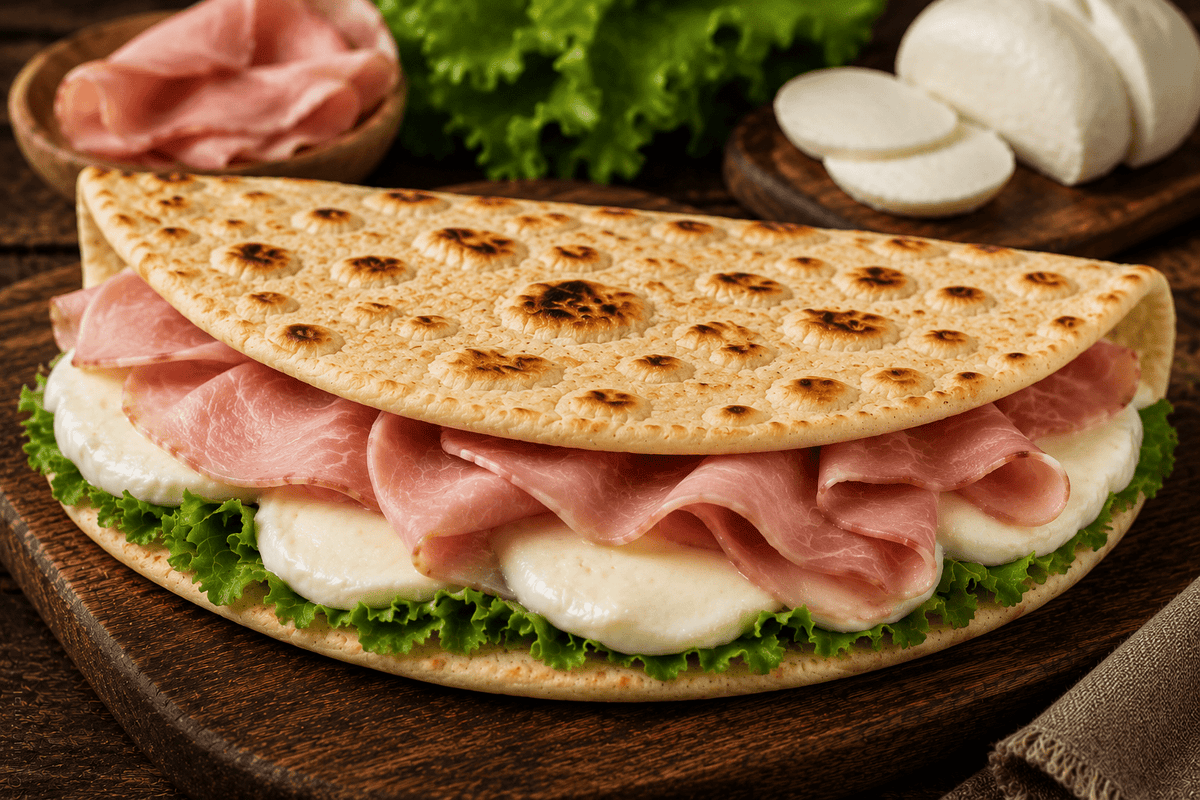 Focaccia Cotto & Mozzarella - EAST AND WEST