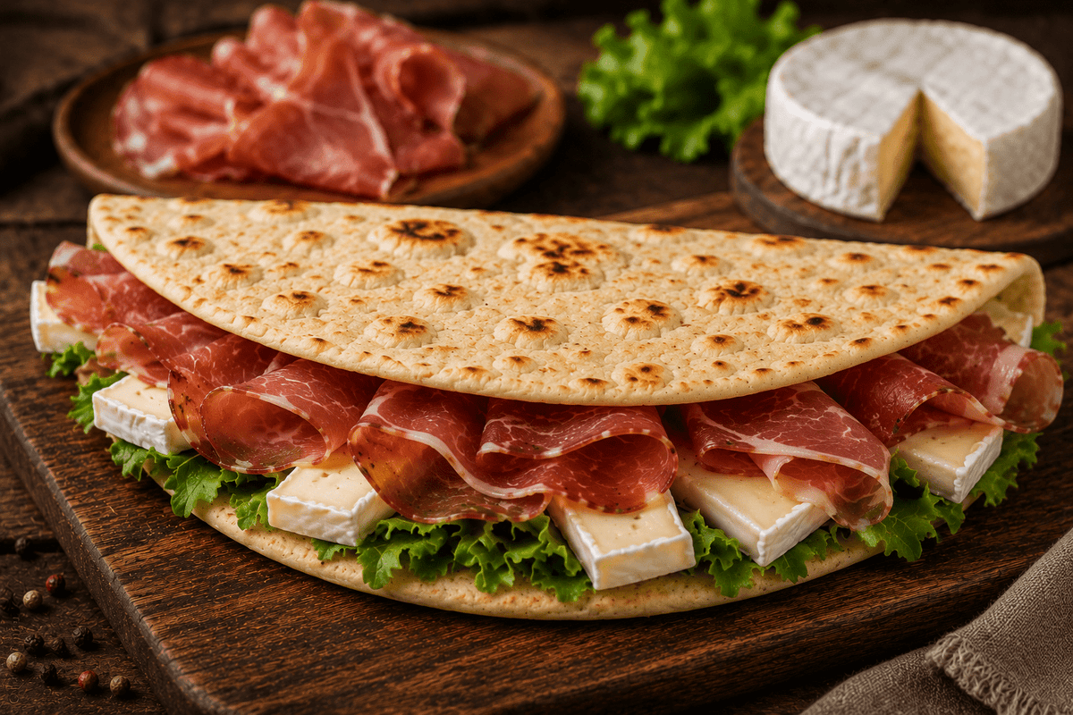 Focaccia Speck & Brie - EAST AND WEST