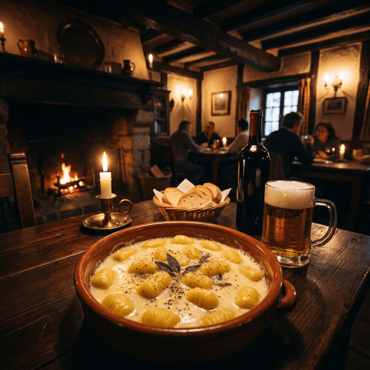 Gnocchi con Fonduta di Fontina - EAST AND WEST