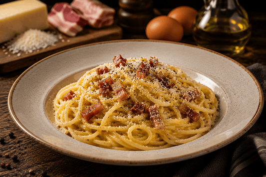 Spaghetti alla Carbonara - EAST AND WEST