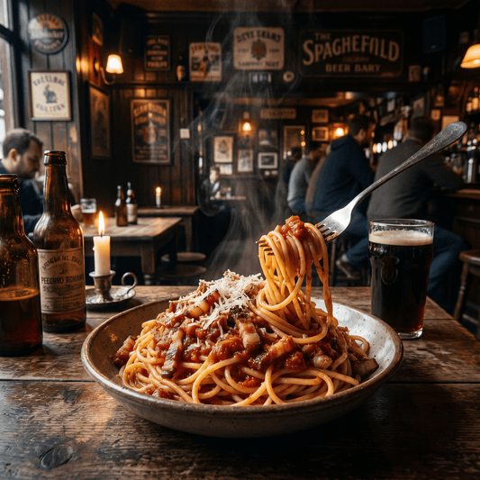 Spaghetti all'Amatriciana - EAST AND WEST
