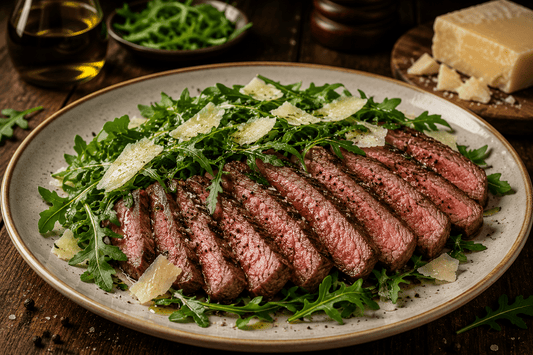 Tagliata con Rucola e Grana - EAST AND WEST